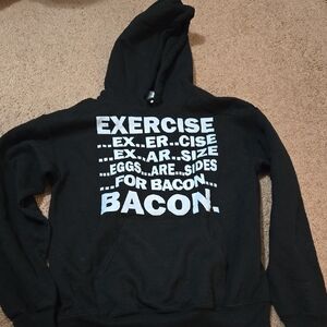 Gildan Black Graphic Hoodie for Men